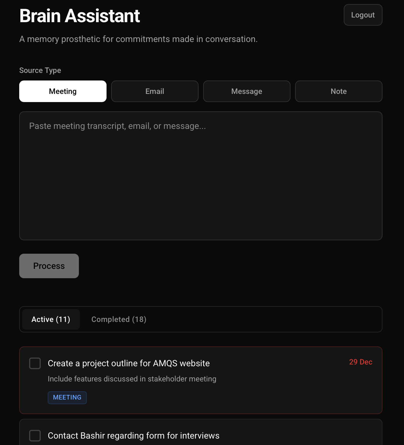 brain-assistant preview